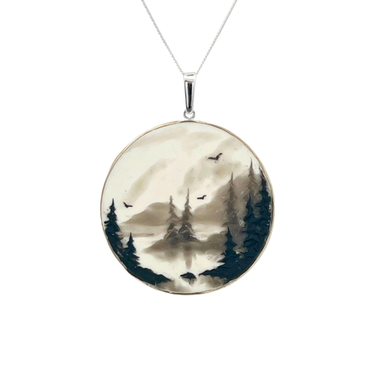 Handmade Polymer Tofino Large Pendant