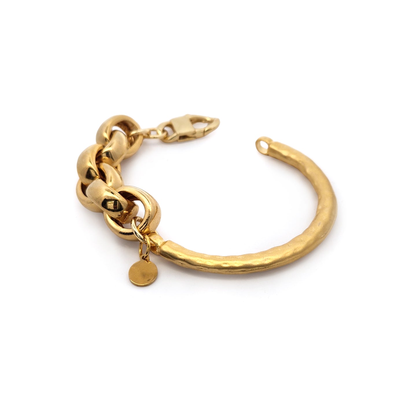 Gold-Tone Half Chain Link Bracelet