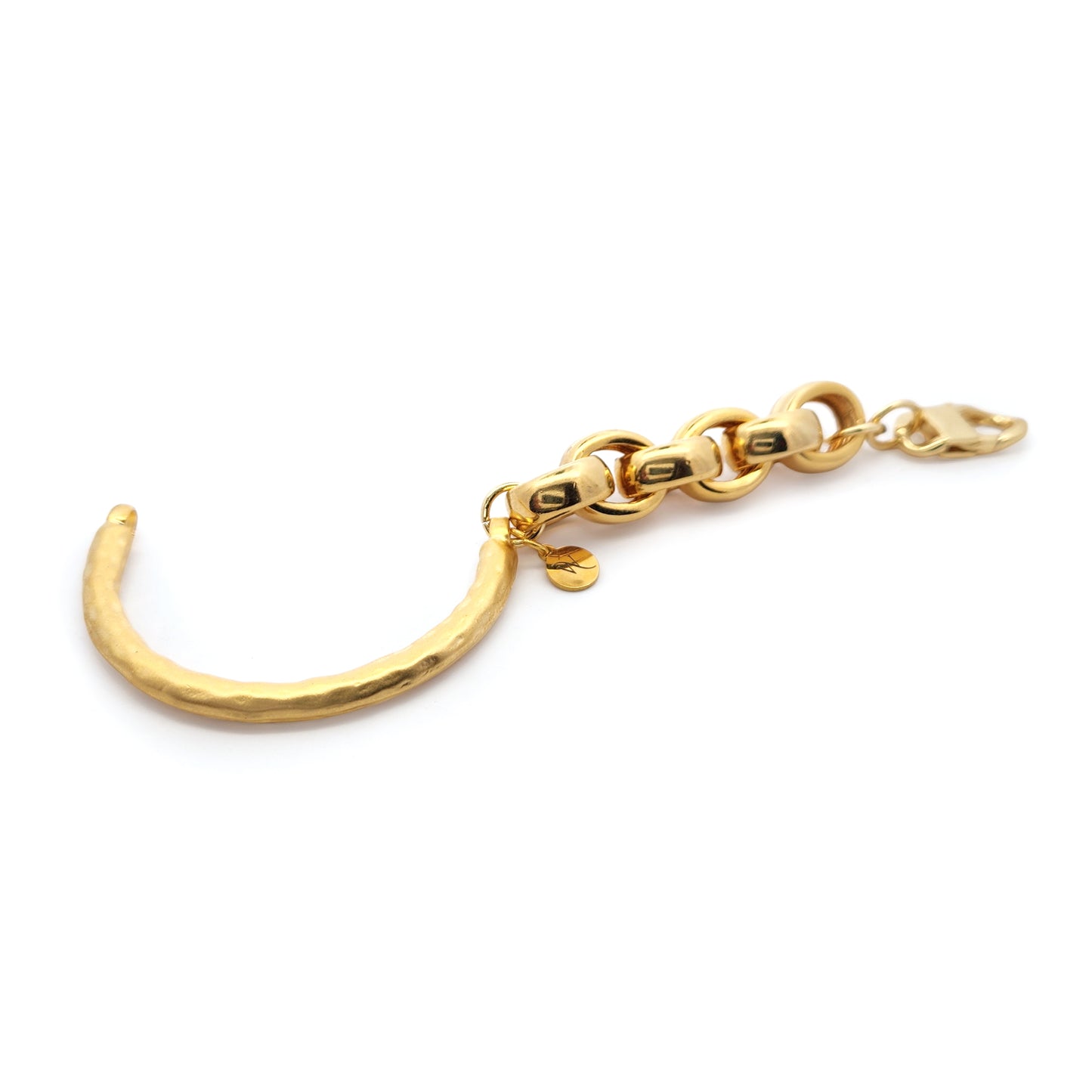 Gold-Tone Half Chain Link Bracelet