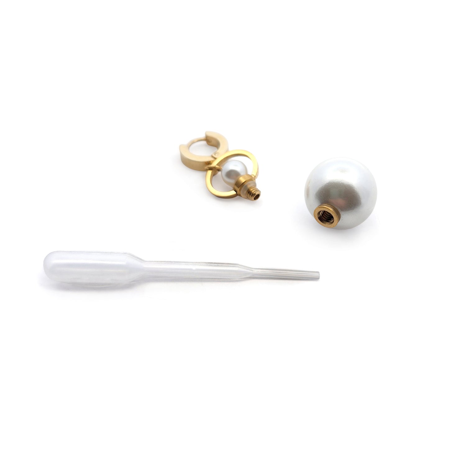 Aromatherapy Pearl & Gold-Filled Ball Drop Earrings