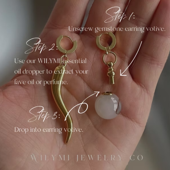 Aromatherapy Pearl & Gold-Filled Ball Drop Earrings