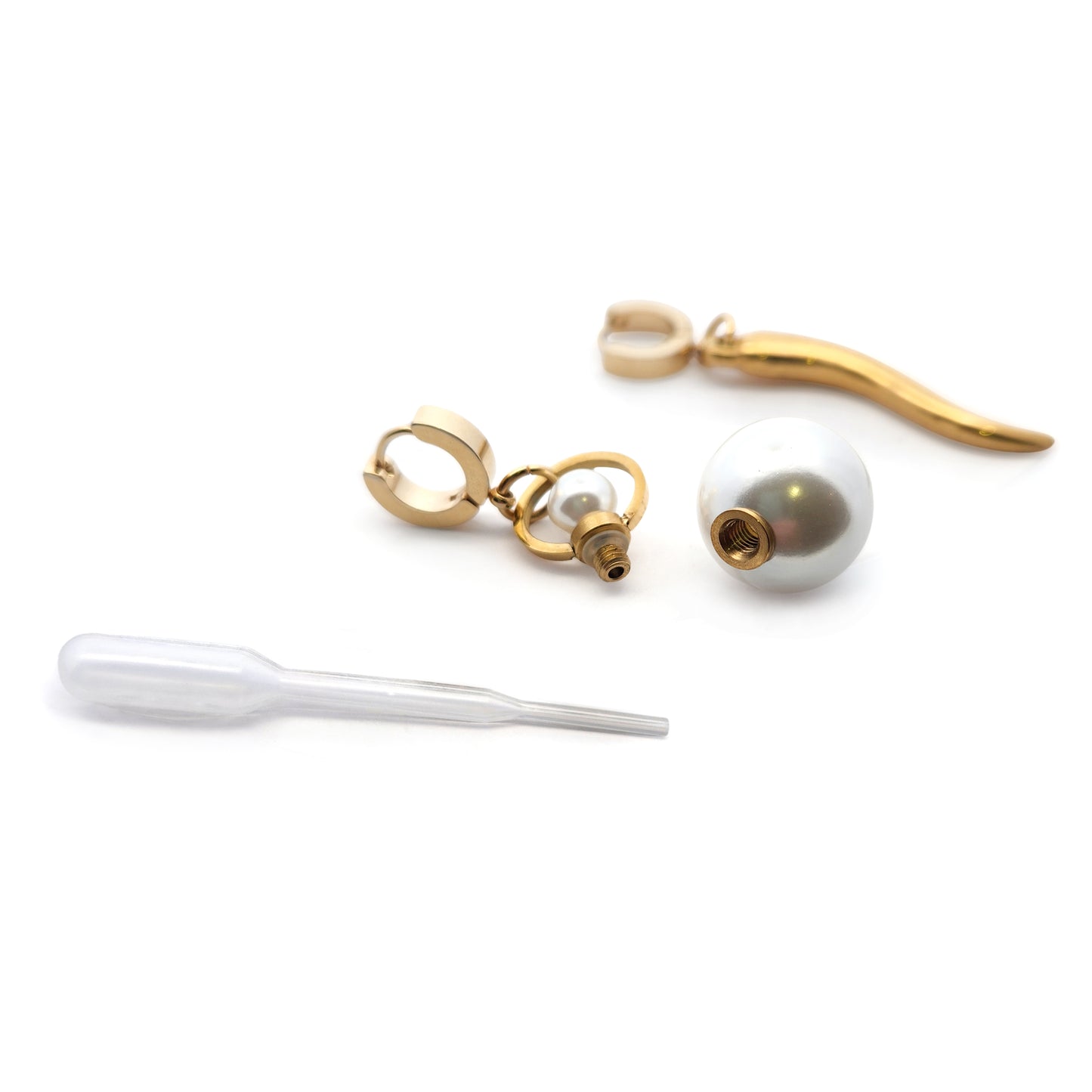 Aromatherapy Pearl & Chili Pepper Earrings