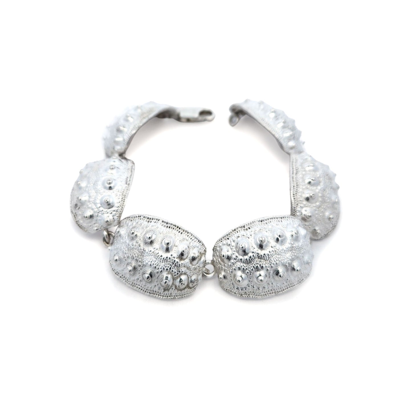 Silver Sea Urchin Links Bracelet