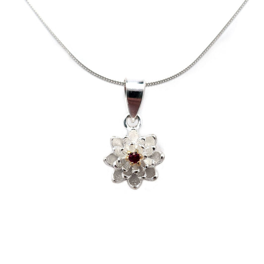 Ruby Lily Necklace