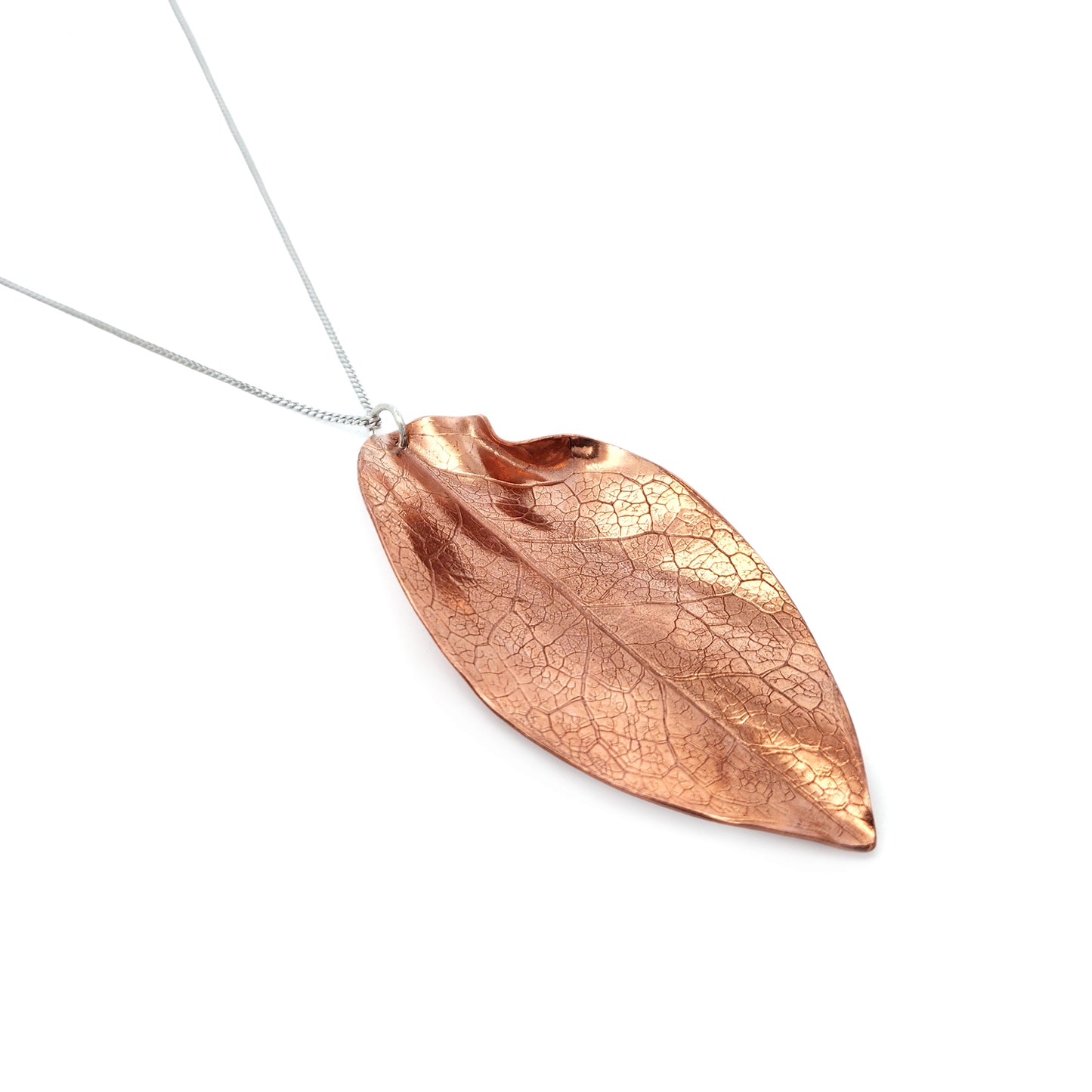 Large Autumn Leaf Necklace