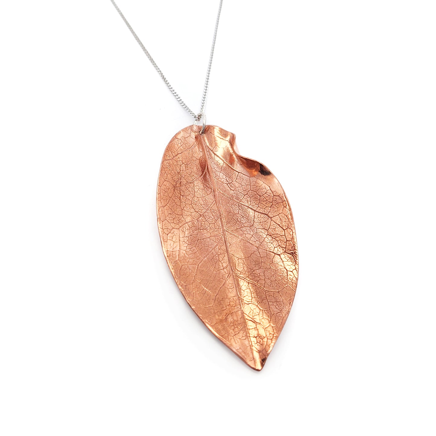 Large Autumn Leaf Necklace