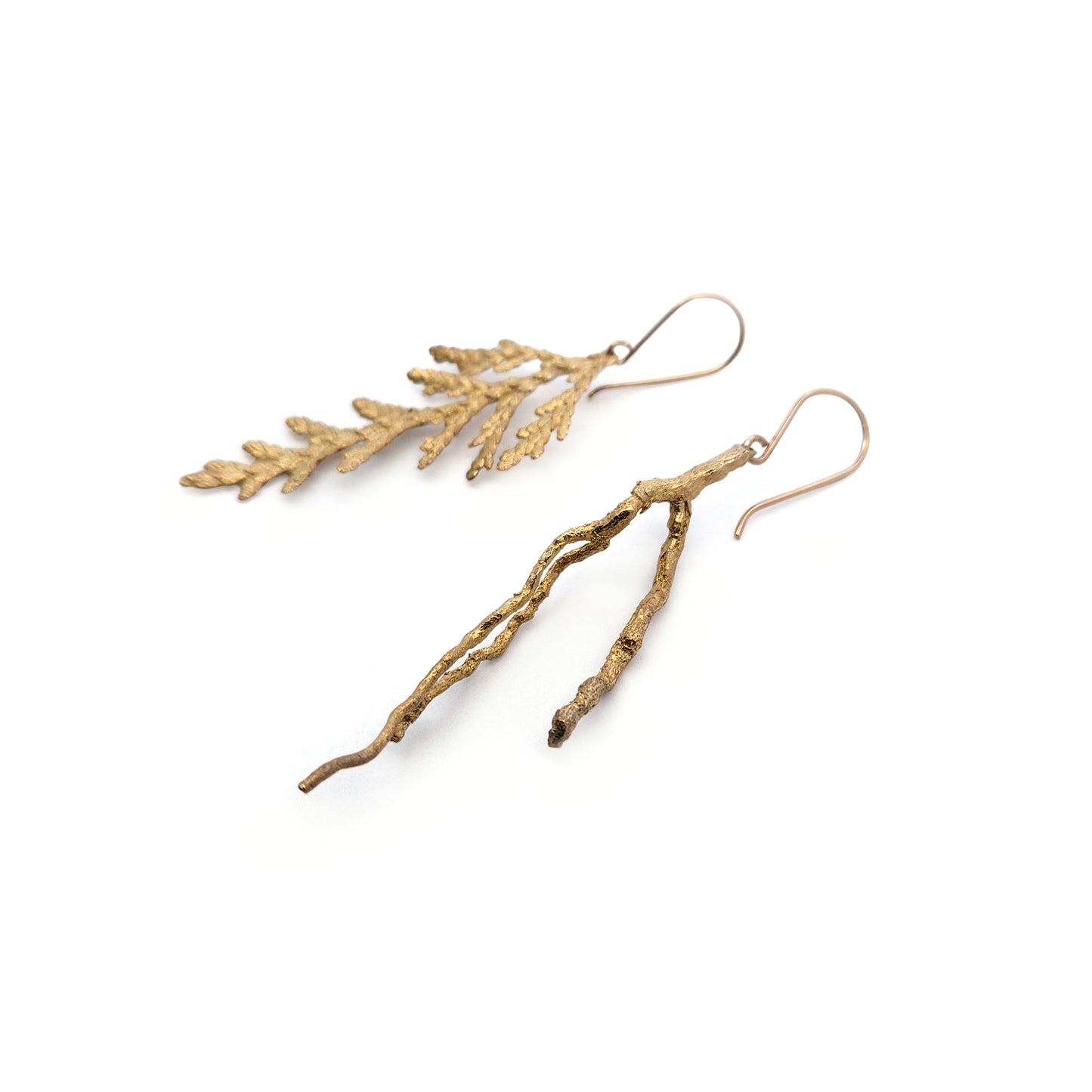 Bronze Root & Cedar Earrings