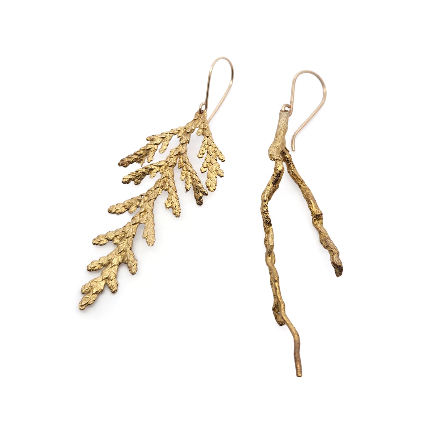 Bronze Root & Cedar Earrings