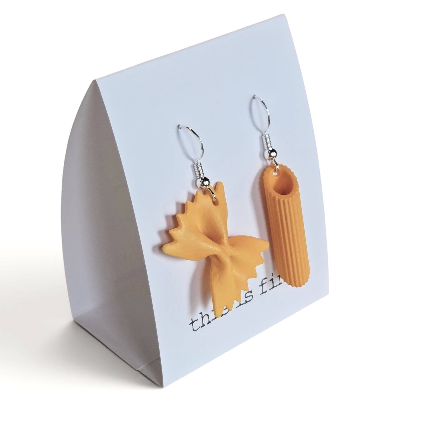 Pasta Point of Caring Earrings
