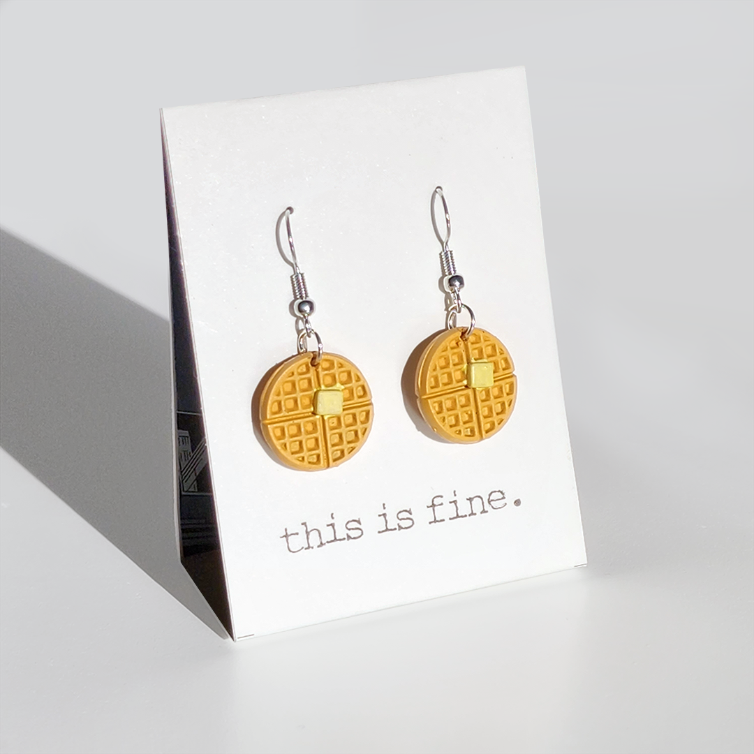 Waffly Broke Earrings