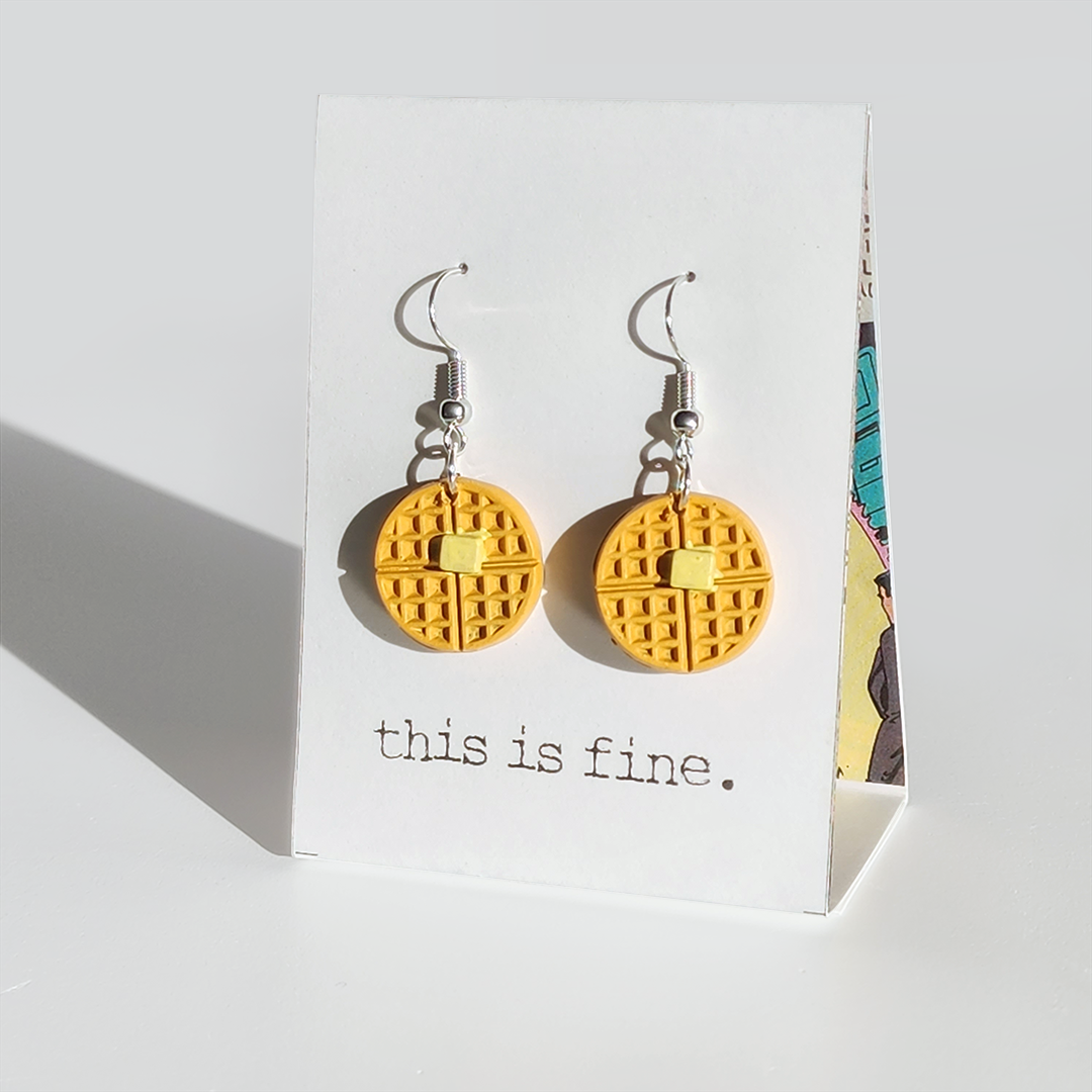 Waffly Broke Earrings