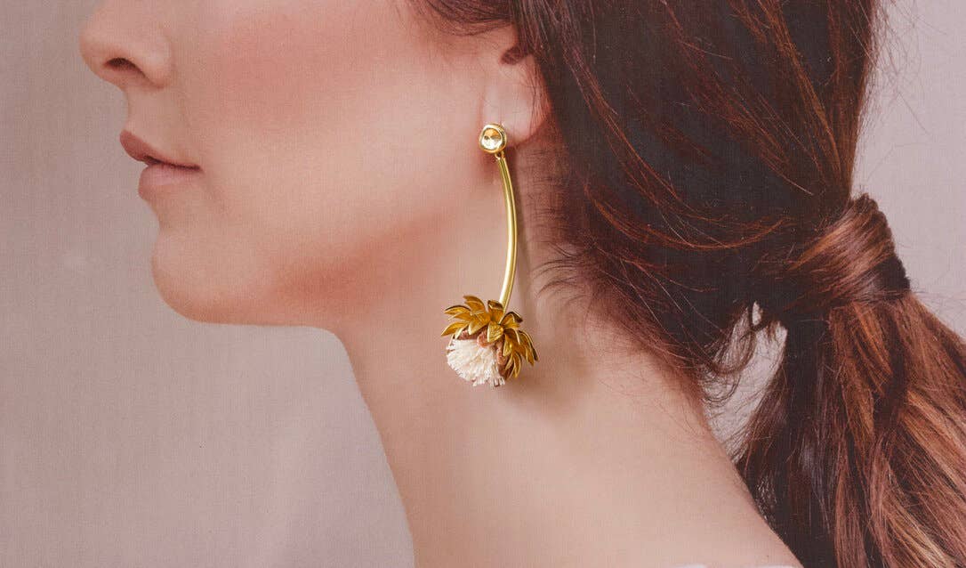 Lavender Cynara Earrings