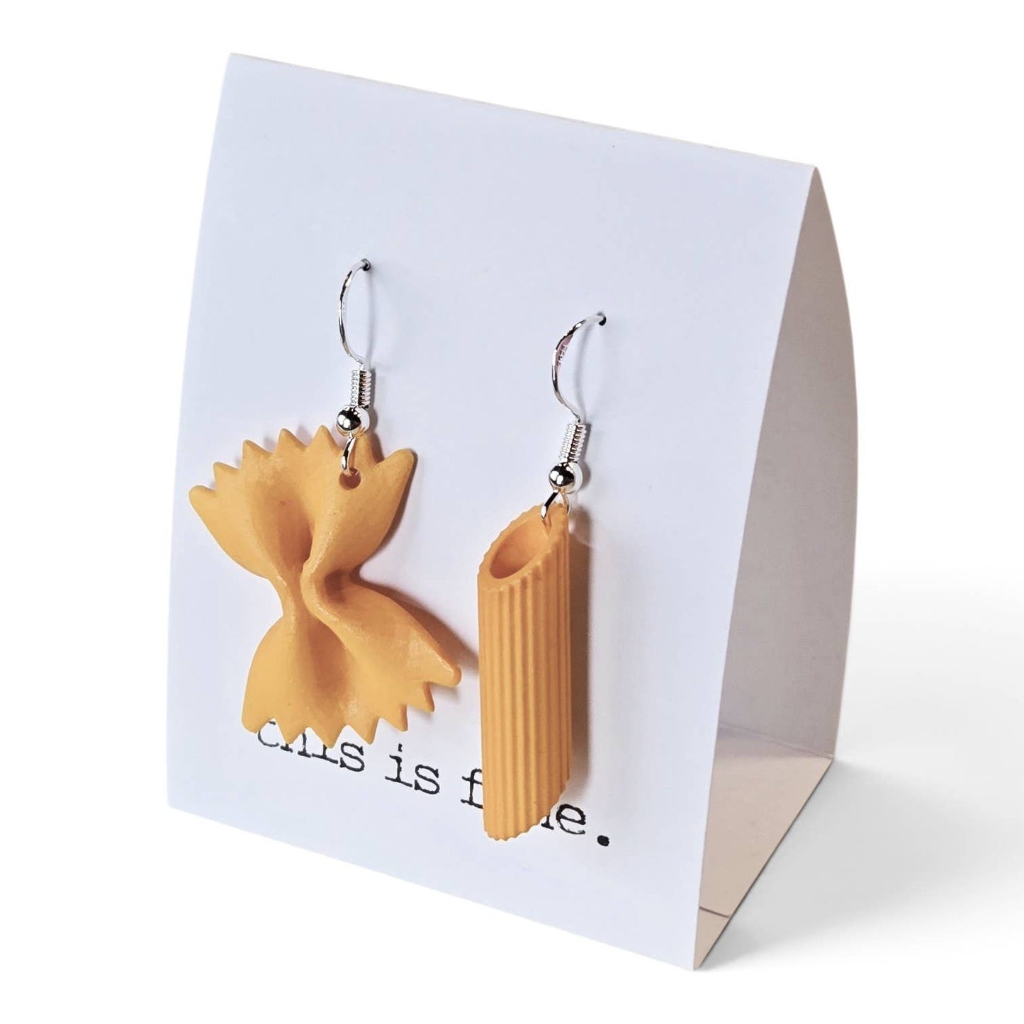 Pasta Point of Caring Earrings