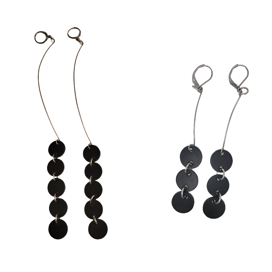 Streamline Round Earrings