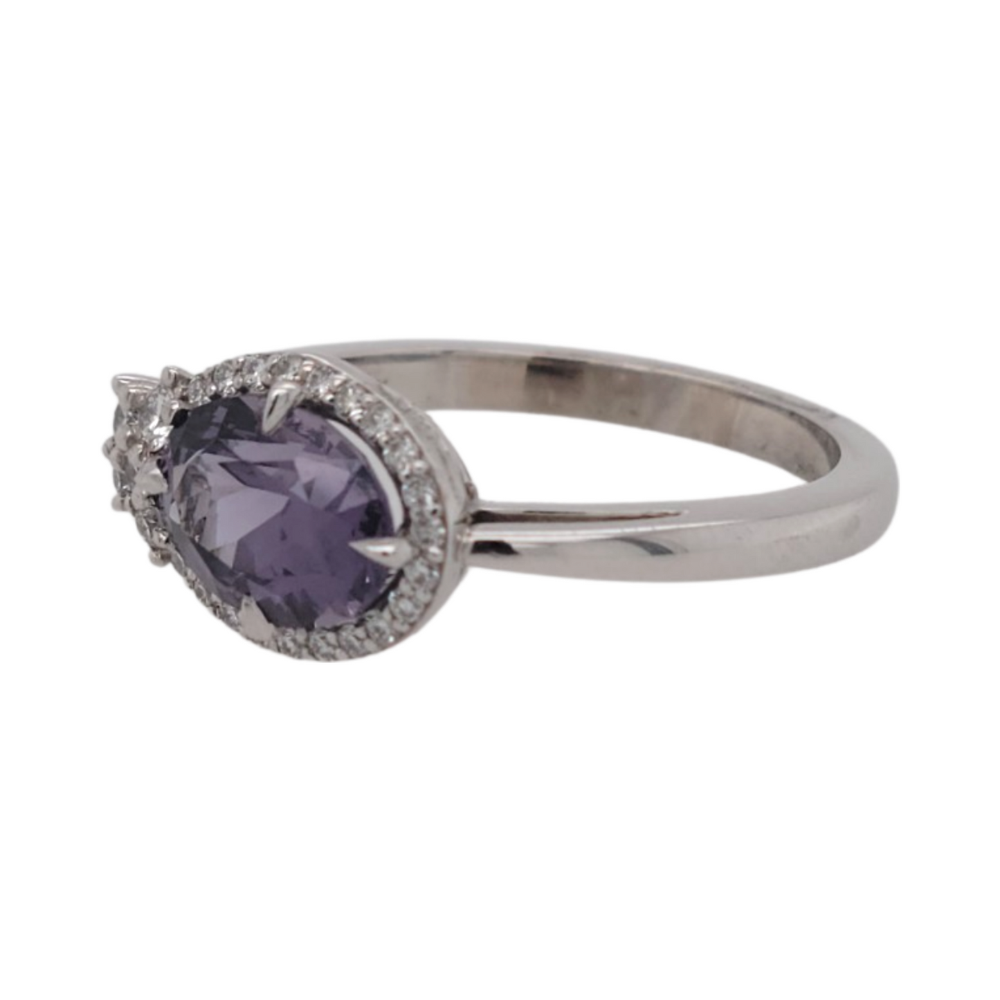Hyacinth - Purple Spinel Engagement Ring