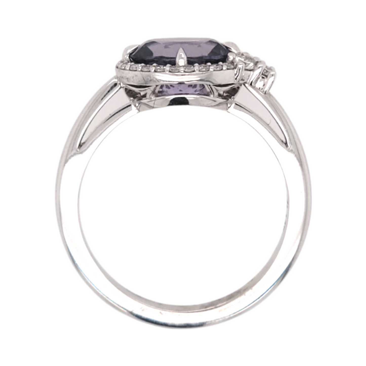 Hyacinth - Purple Spinel Engagement Ring