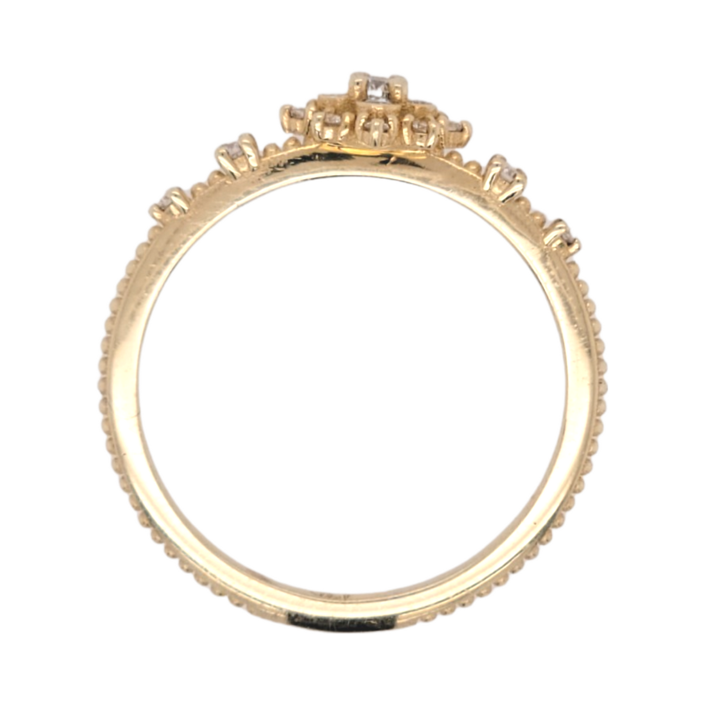 Snowflake Diamond Ring