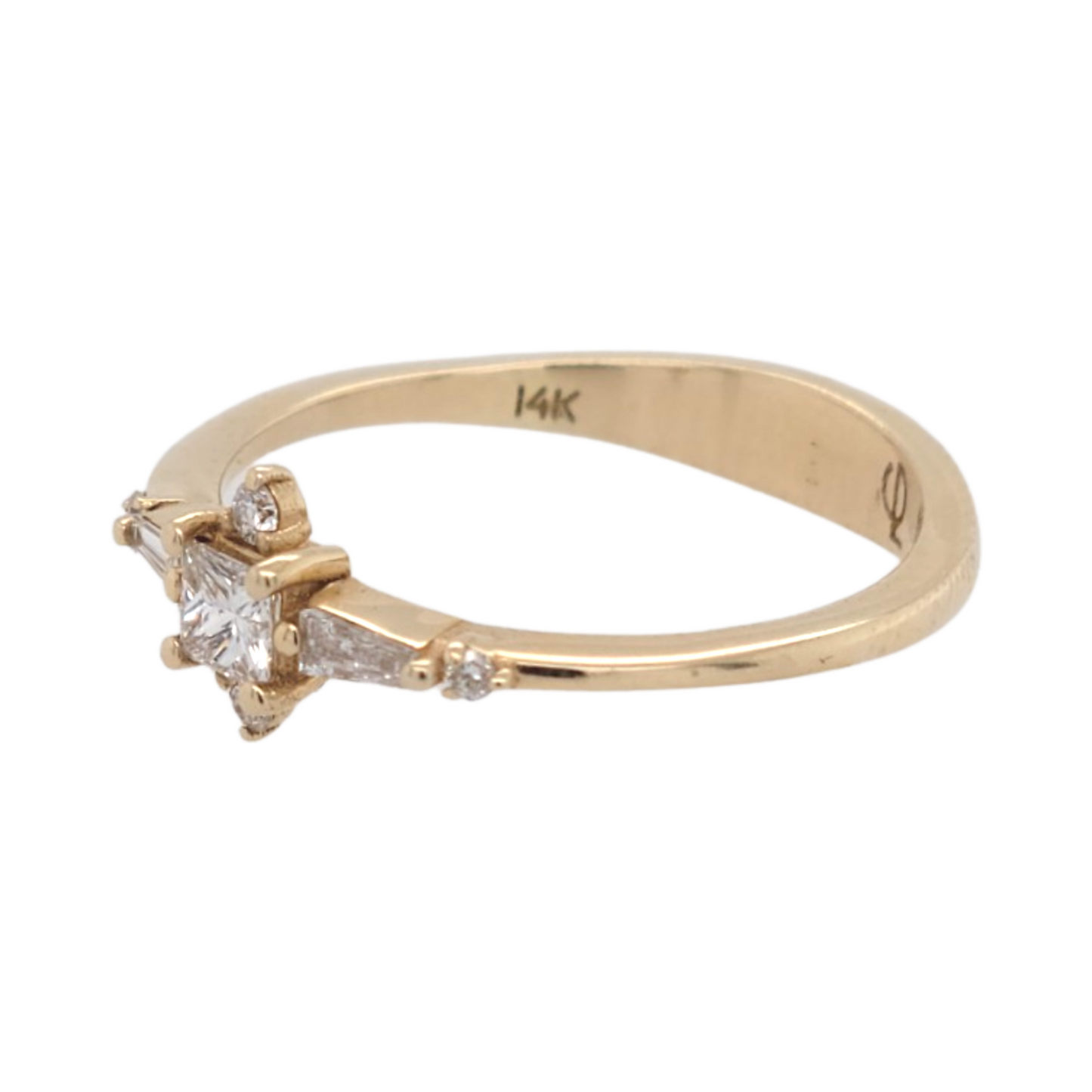 Diamond Cushion Ring