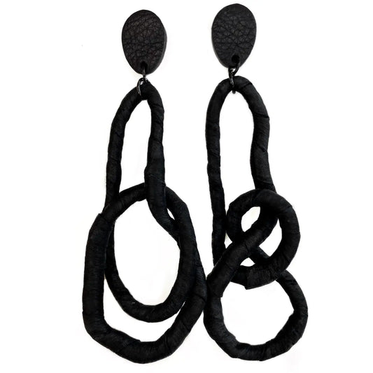 Flexi Leather Dangle Earrings
