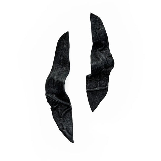 Leather Sculptural Earrings