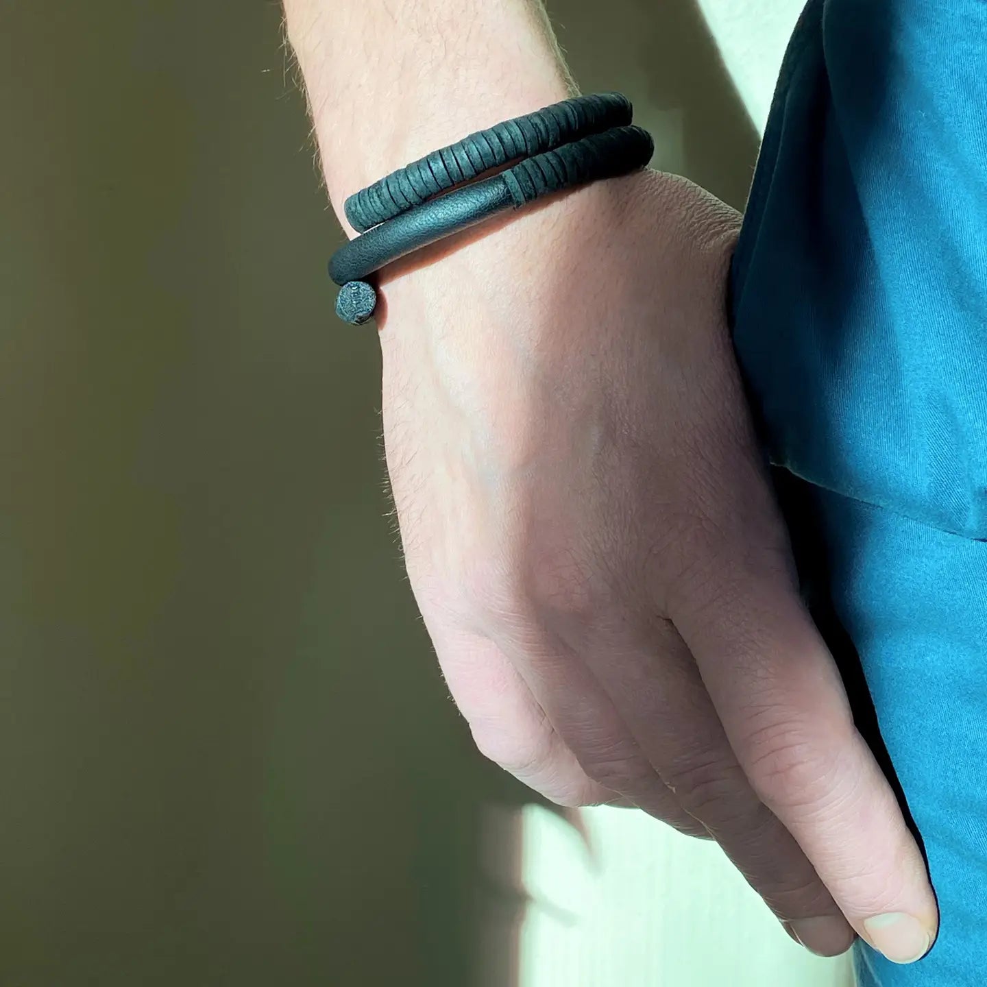 Leather Coil Combo Bracelet