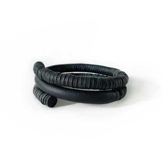 Leather Coil Combo Bracelet