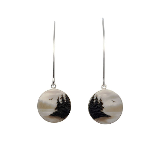 Handmade Polymer Sombio Hook Earrings