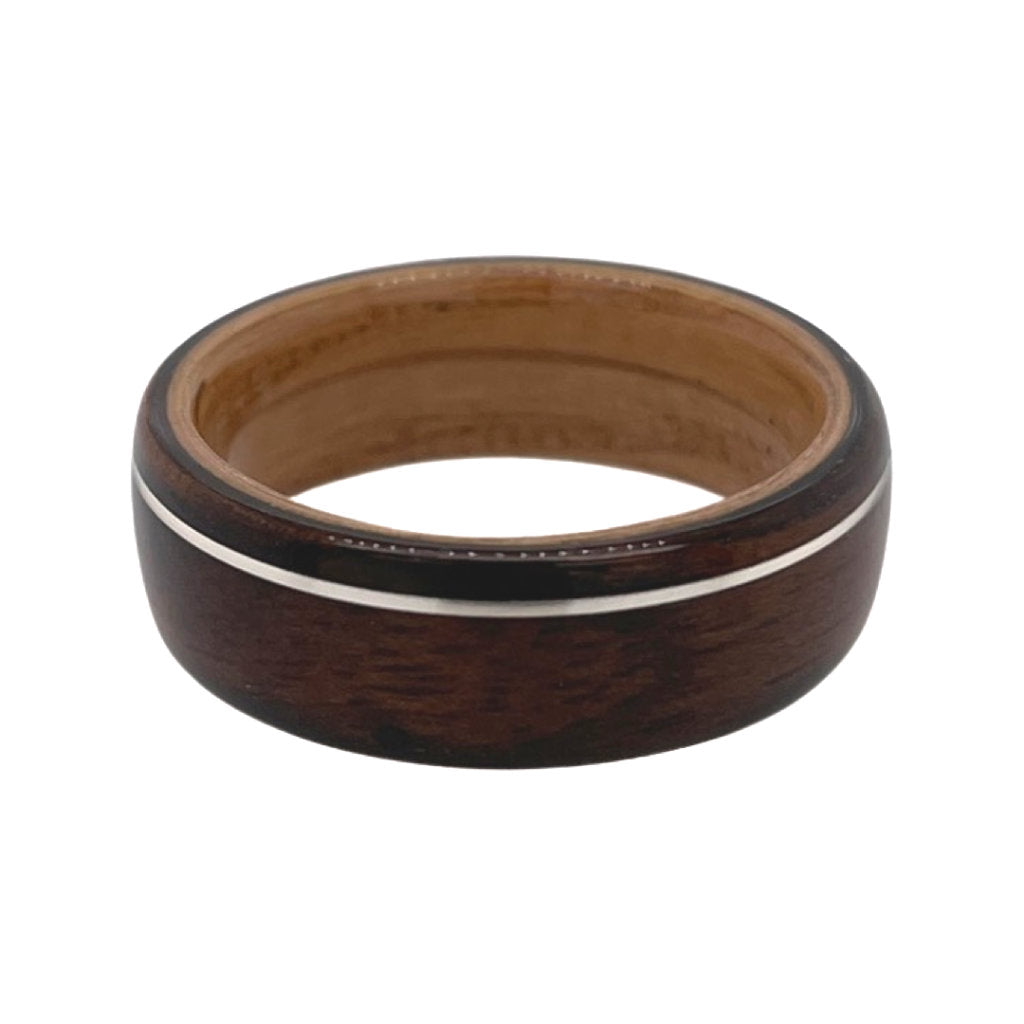 Whiskey Ebony Offset Ring