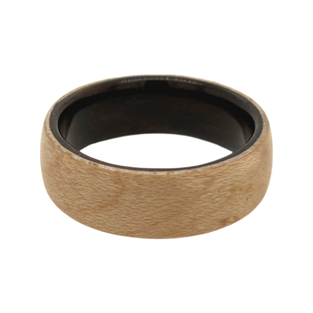 Ebony Birdseye Maple Ring