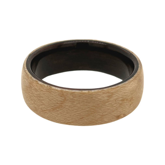 Ebony Birdseye Maple Ring